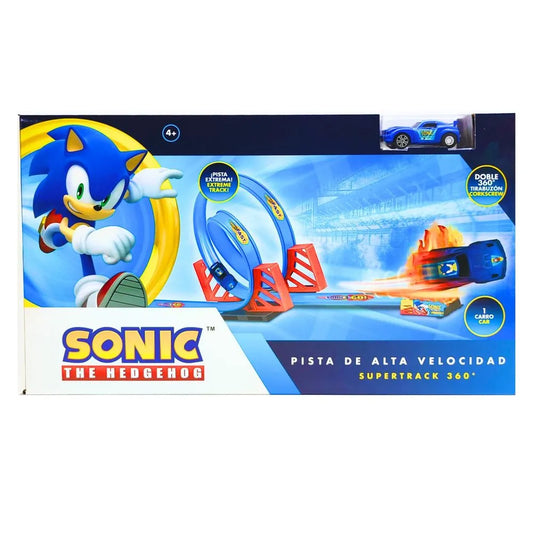 Pista de Alta Velocidad Supertrack 360° Sonic The Hedgehog.
