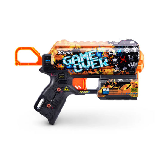 Pistola Zuru XSHOT Skins Flux Game Over.