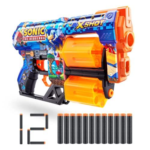 Pistola Zuru XSHOT Skins Sonic The Hedgehog.
