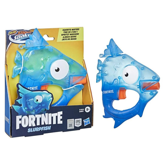 Pistola de Agua Nerf Super Soaker Fornite Slurpfish.
