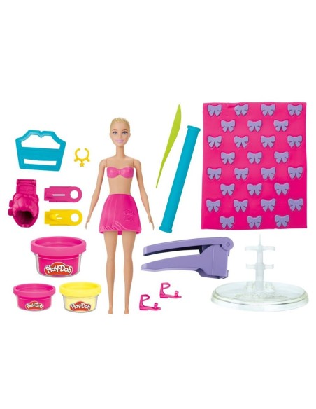 Play-Doh Barbie Volantes y Lazos.