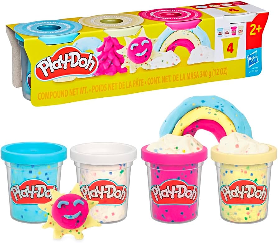 Play-Doh Confeti Set de 4.