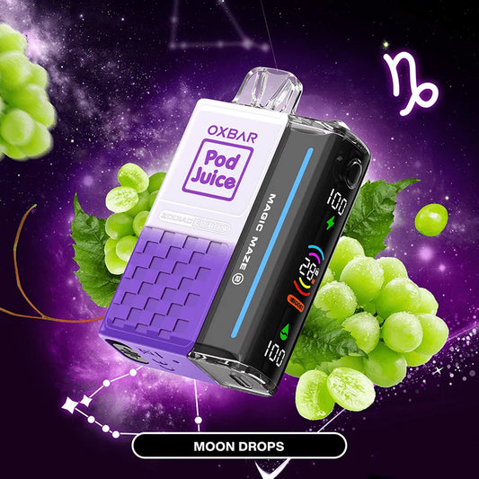 Pod Juice OXBAR Moon Drops 30000 puffs.