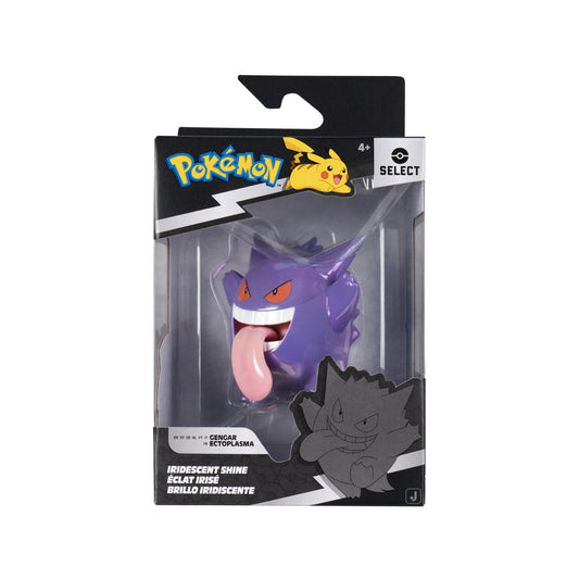 Figura Pokémon Select Gengar Brillo Iridiscente.
