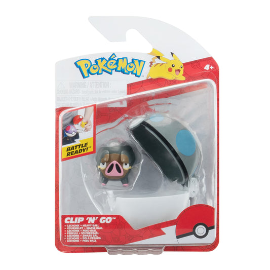 Pokémon Clip 'N' Go Lechonk Pokébola.