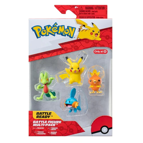 Pokémon Battle Figure Multi-Pack 4 Pack.