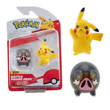 Pokémon Battle Figure Pack Lechonk + Pikachu.