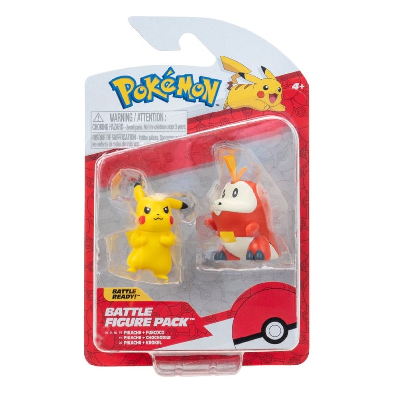 Pokémon Battle Figure Pack Pikachu + Chochodile.