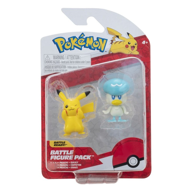 Pokémon Battle Figure Pack Pikachu + Coiffeton.