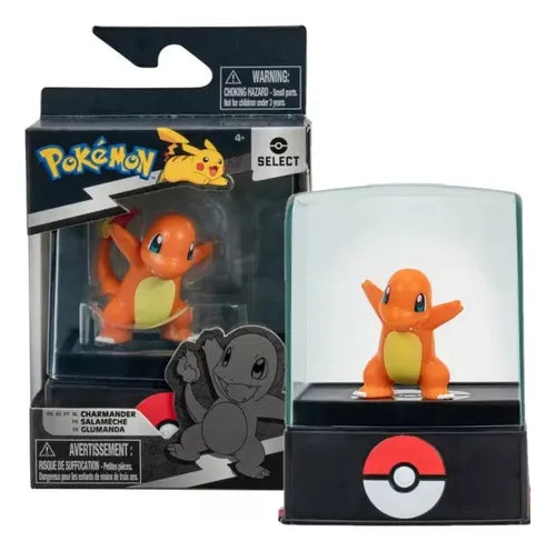 Pokémon Select Charmander con Caja de Exhibición.
