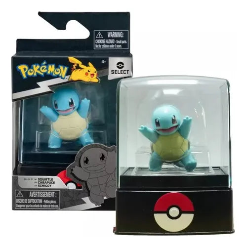 Pokémon Select Squirtle con Caja de Exhibición.