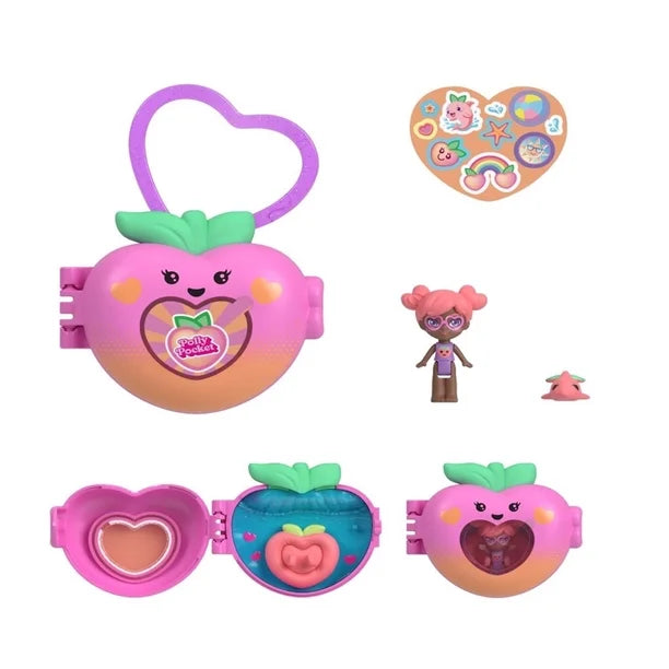 Polly Pocket Amigo Frutal Sorpresa Melocotón.