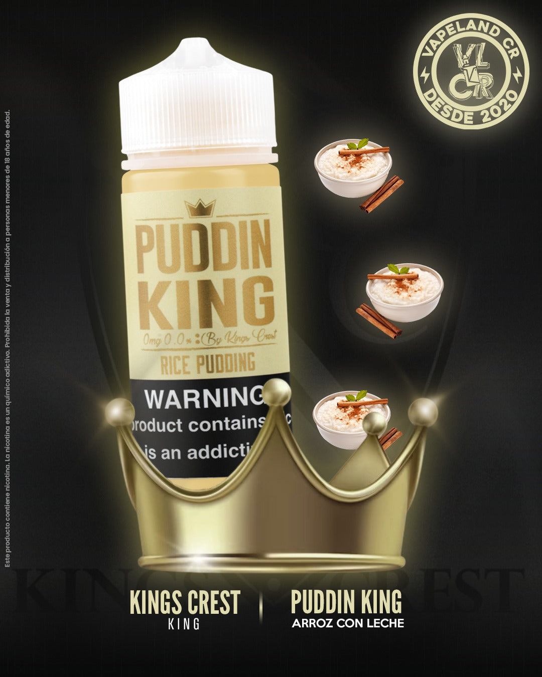 Puddin King Rice Pudding 3mg.