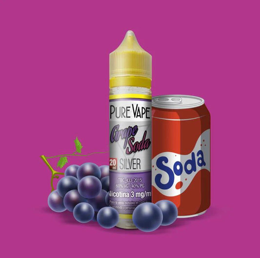 Pure Vape Grape Soda 120ml.