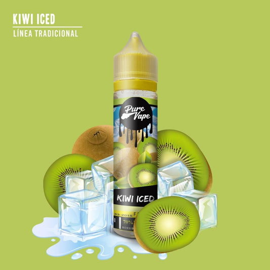 Pure Vape Salts Kiwi Iced 15ml.