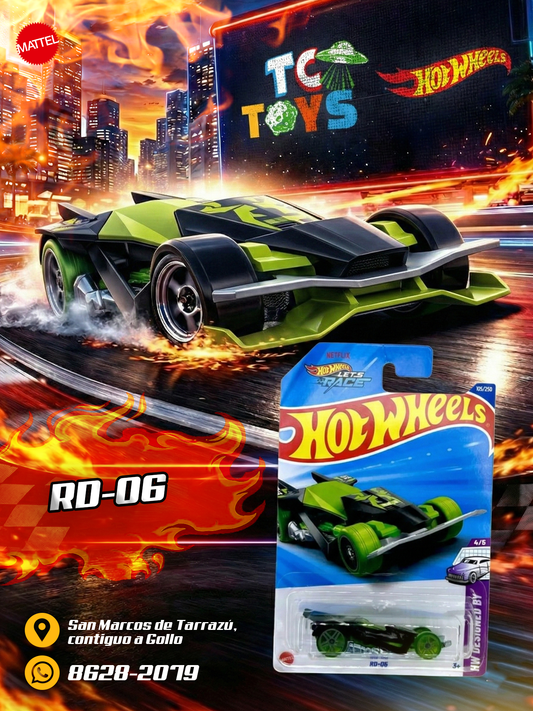 Hot Wheels RD-06 Negro.