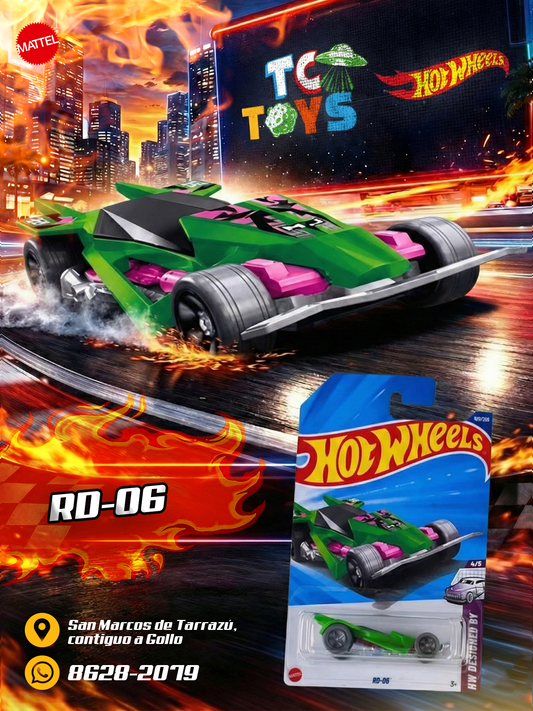 Hot Wheels RD-06 Verde.