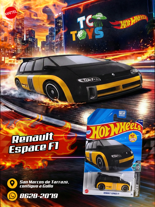 Hot Wheels Renault Espace F1 Negro.