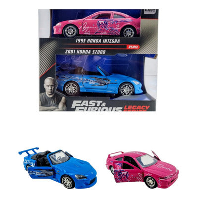 Rápidos y Furiosos 1995 Honda Integra y 2001 Honda S2000 1:32.
