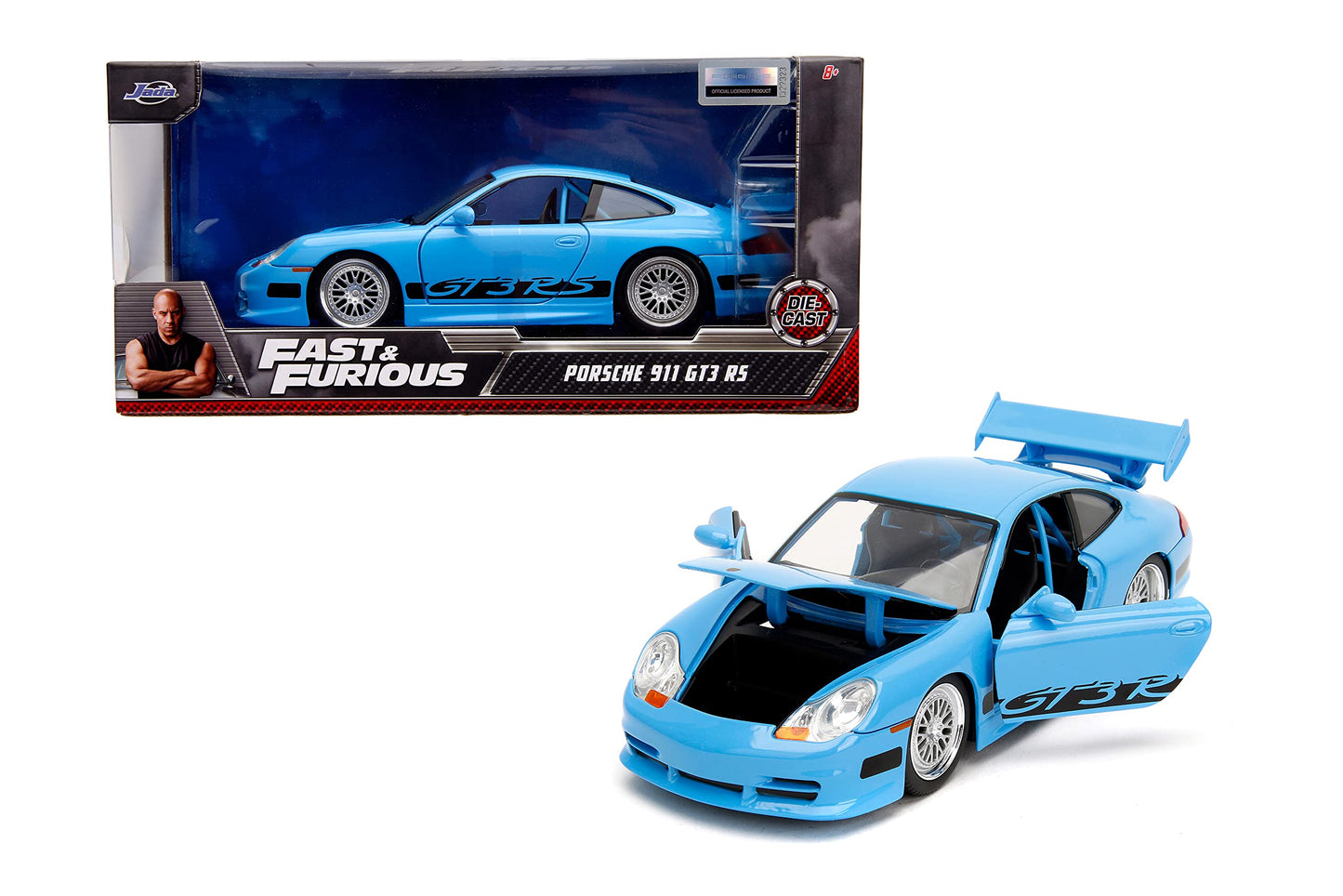 Rápidos y Furiosos Jada Porsche 911 GT3 RS (996) 1:24.