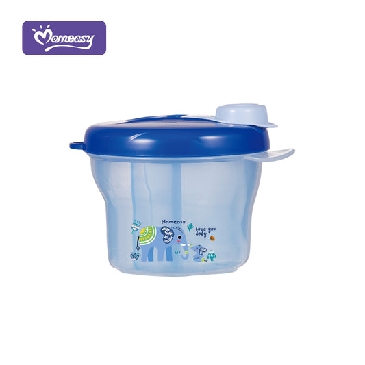 Recipiente Giratorio para Leche en Polvo Azul Momeasy.