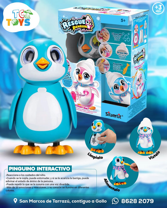 Rescue Penguin Celeste Grande Silverlit.