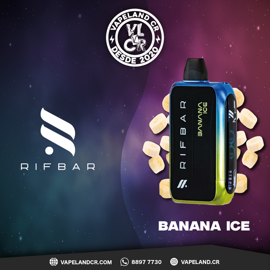 Rifbar Turbo-X Banana Ice 15000 puffs.