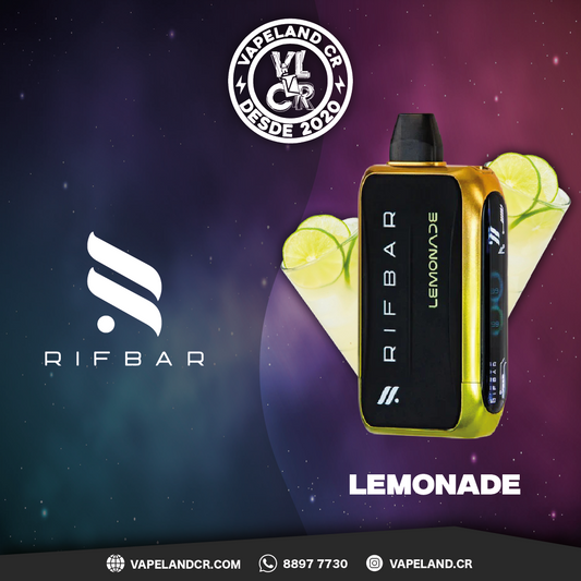 Rifbar Turbo-X Lemonade 15000 puffs.