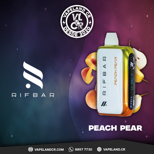 Rifbar Turbo-X Peach Pear 15000 puffs.