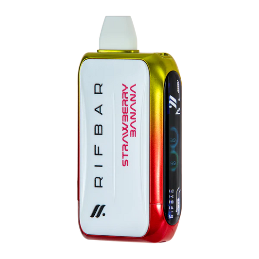 Rifbar Turbo-X Strawberry Banana 15000 puffs.