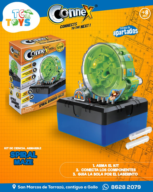 Robot Connex Spiral Running Maze.