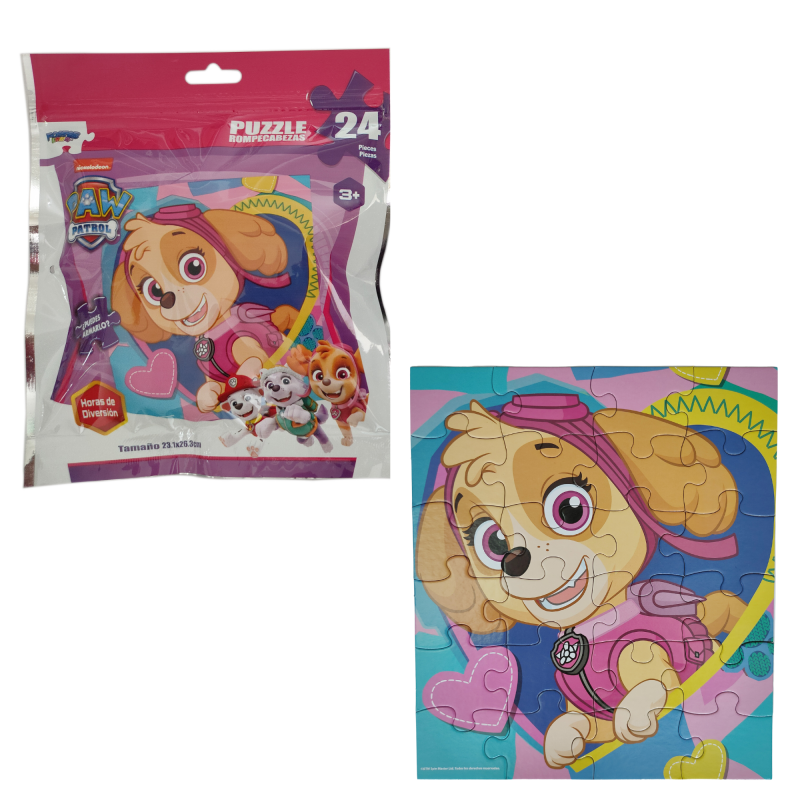 Rompecabezas 24 Pzs Paw Patrol Skye Foster Games.