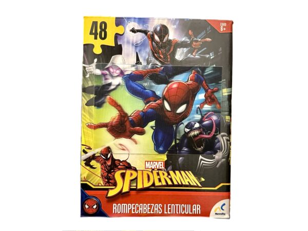 Rompecabezas Lenticular Novelty 48 Pzc Spider-Man.