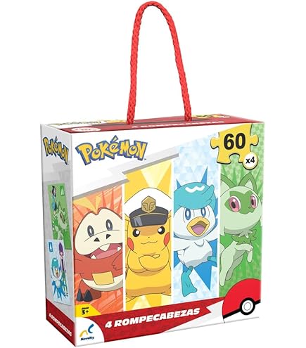 Rompecabezas Novelty 60x4 Pzs Pokémon.