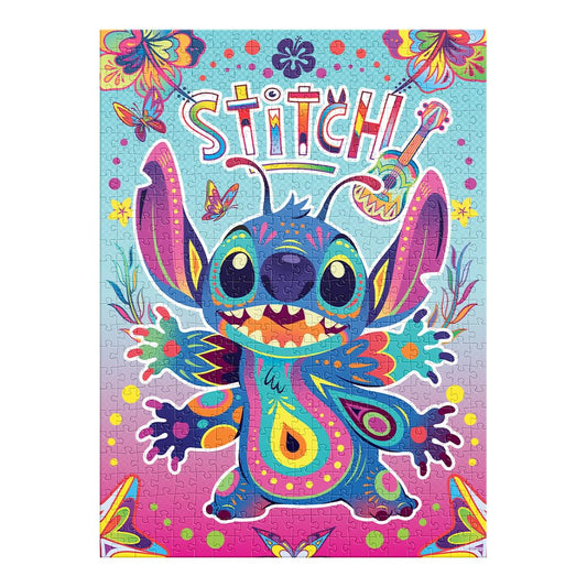 Rompecabezas Novelty Edición Limitada 500 Pzs Disney Stitch Alegrías.