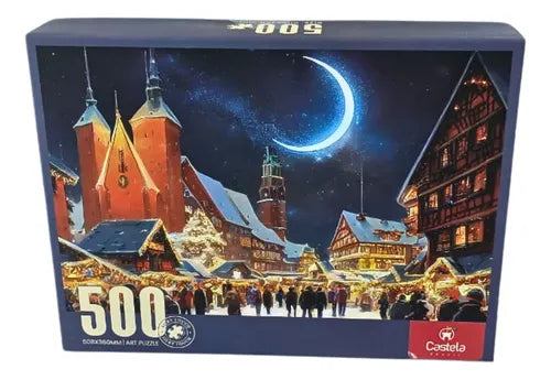Rompecabezas PlayfulMario 500 Pzs Villa Navideña.