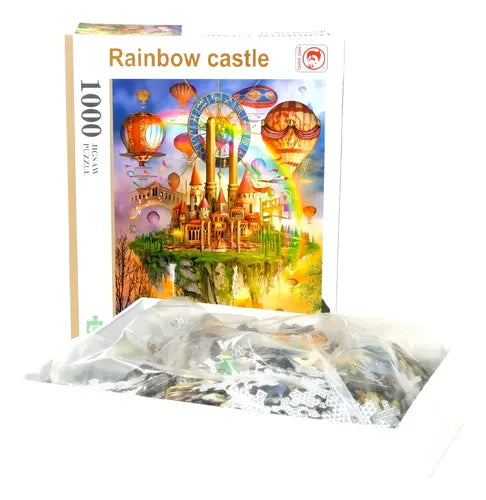 Rompecabezas Rainbow Castle 1000 Pzs Hao Xiang.