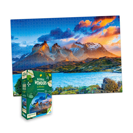 Rompecabezas Ronda 1000 Pzs Torres Del Paine Natural Wonders Collection.