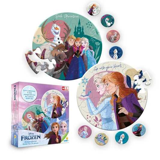 Rompecabezas Ronda Disney Frozen Doble pack 25 Pzs.