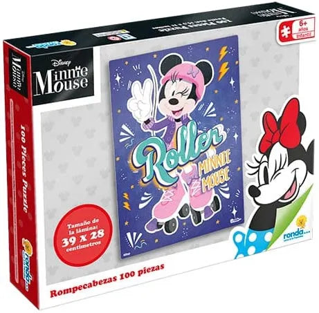 Rompecabezas Ronda Disney Minnie Mouse 100 Piezas.