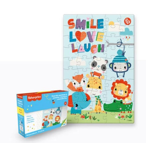 Rompecabezas Ronda Fisher-Price Fichas Gigantes, Resistentes y Durables 50 PZS.