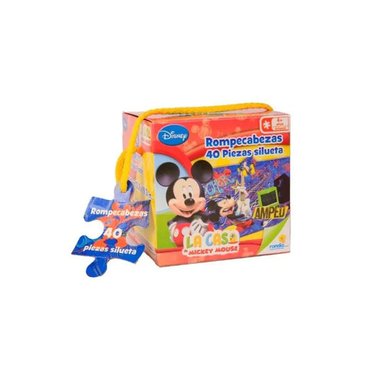 Rompecabezas Ronda La Casa de Mickey Mouse 40 Pzs.