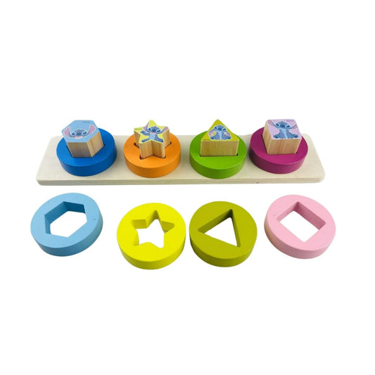 Rompecabezas de Formas Disney Stitch Carnival Toys.