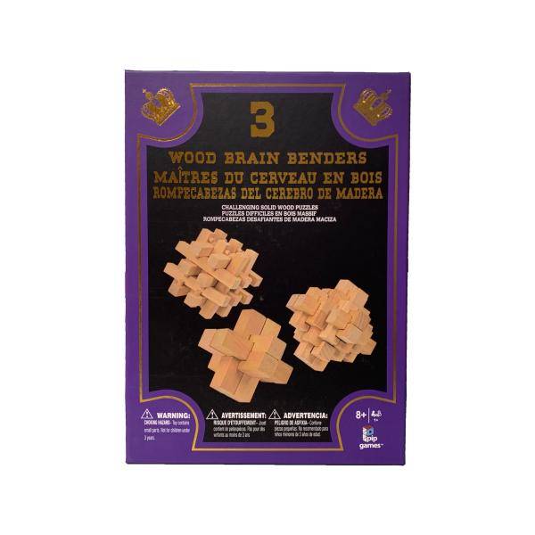 Rompecabezas de Madera Brain Benders Pip Games.