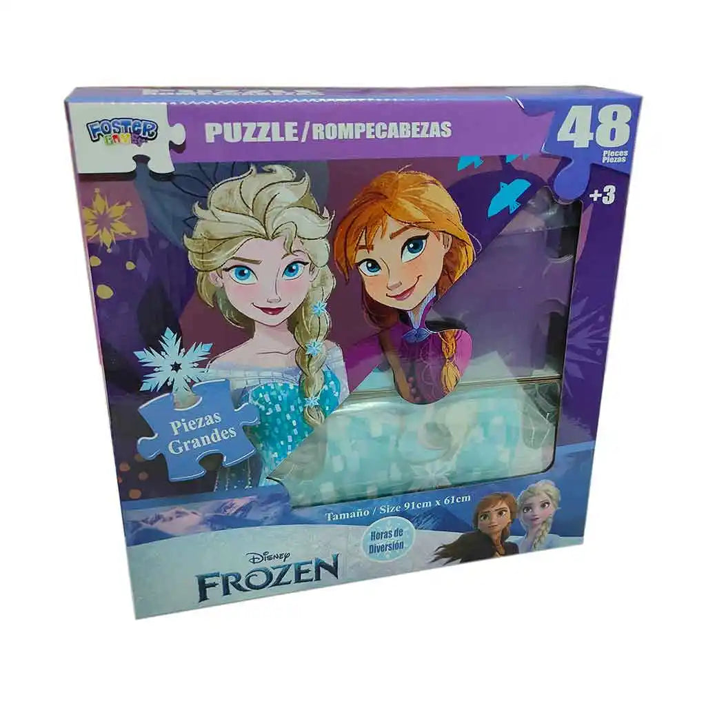 Rompecabezas de Piso 48 Pzs Disney Frozen Foster Games.