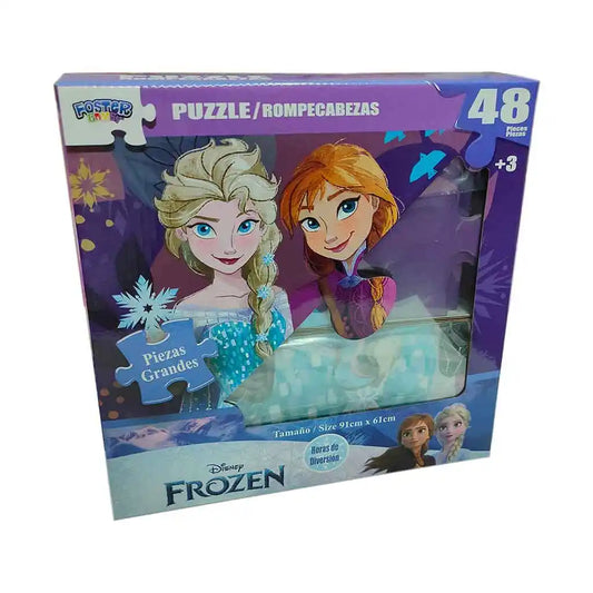 Rompecabezas de Piso 48 Pzs Disney Frozen Foster Games.