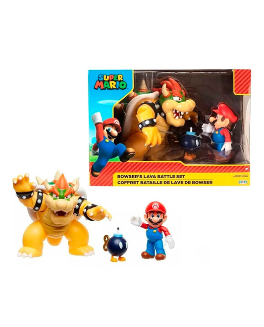 Set Batalla de Lava de Browser Super Mario Jakks.