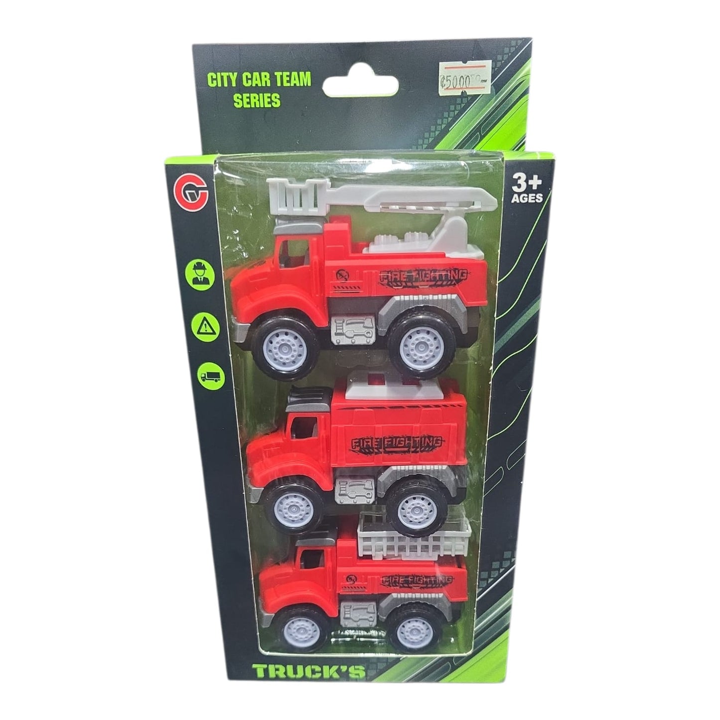 Set City Car Team Truck's Bomberos.