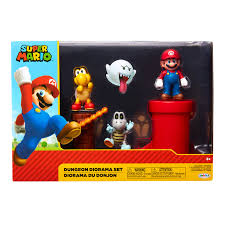 Set Diorama Mazmorra Super Mario Jakks.
