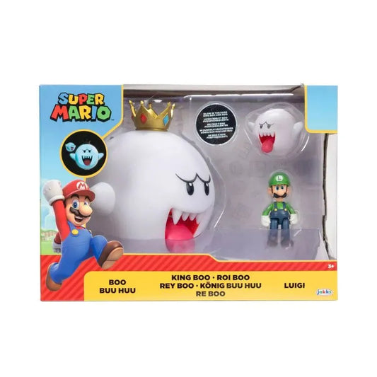 Set Super Mario Rey Boo Jakks.